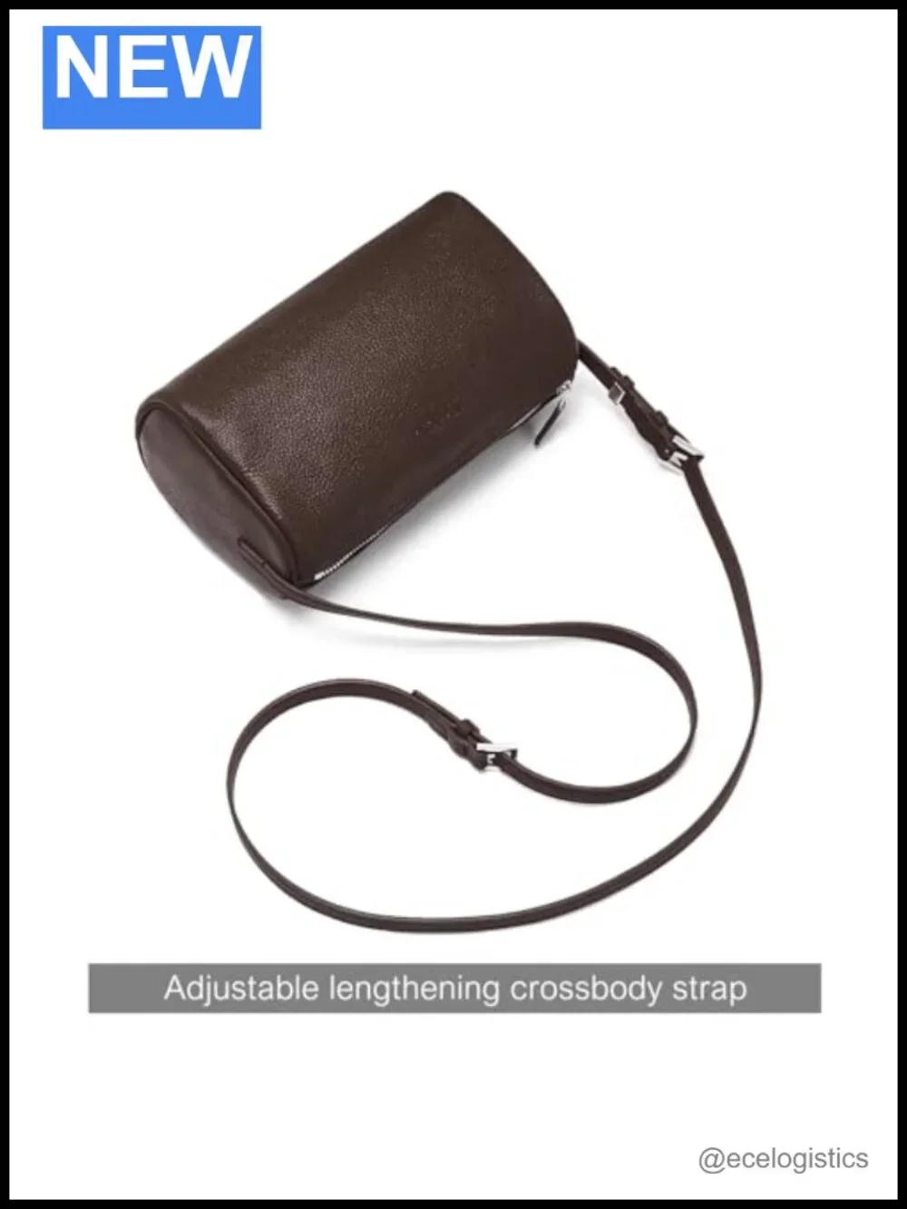 Genuine Leather Small Shoulder Purse for Women - Crossbody Hobo Bag Mini Barrel